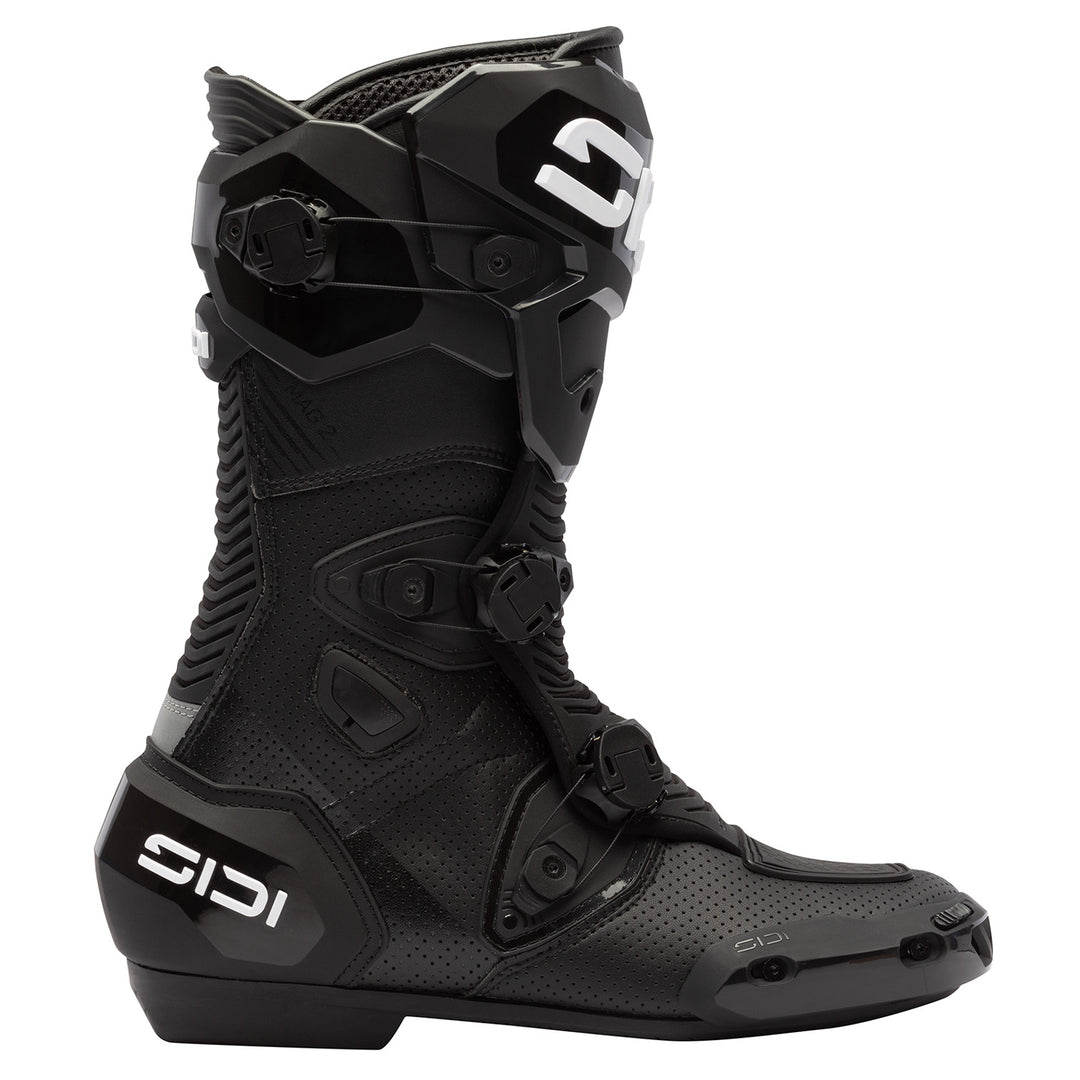 Sidi MAG-2 Air Boots Black - Outer Side View
