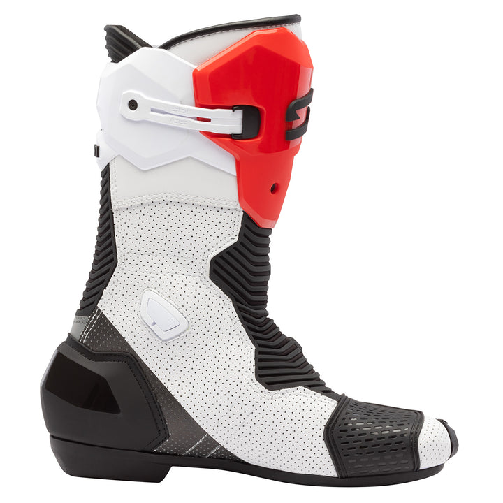 Sidi MAG-2 Air Boots White/Black/Red - Inner Side View