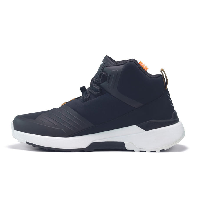 Sidi Nucleus Riding Shoes Black/White - Inner Side View