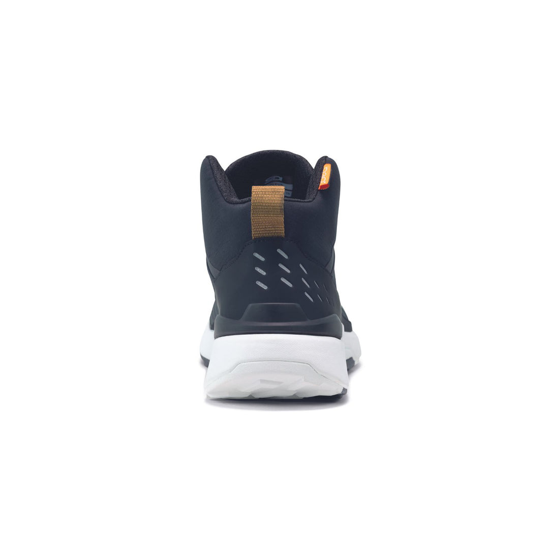 Sidi Nucleus Riding Shoes Black/White - Rear View