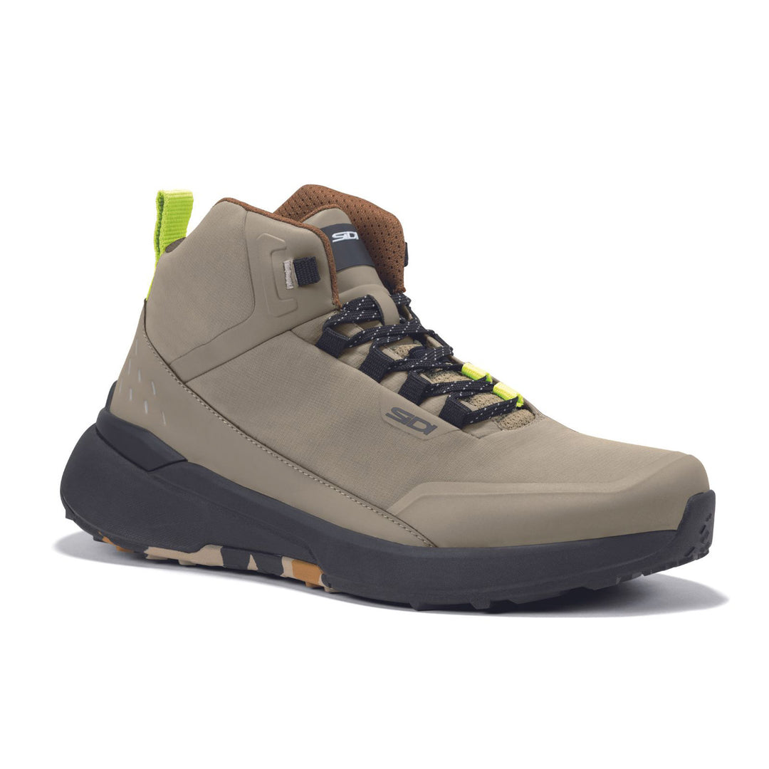 Sidi Nucleus Riding Shoes Lemon/Black - Front Side View