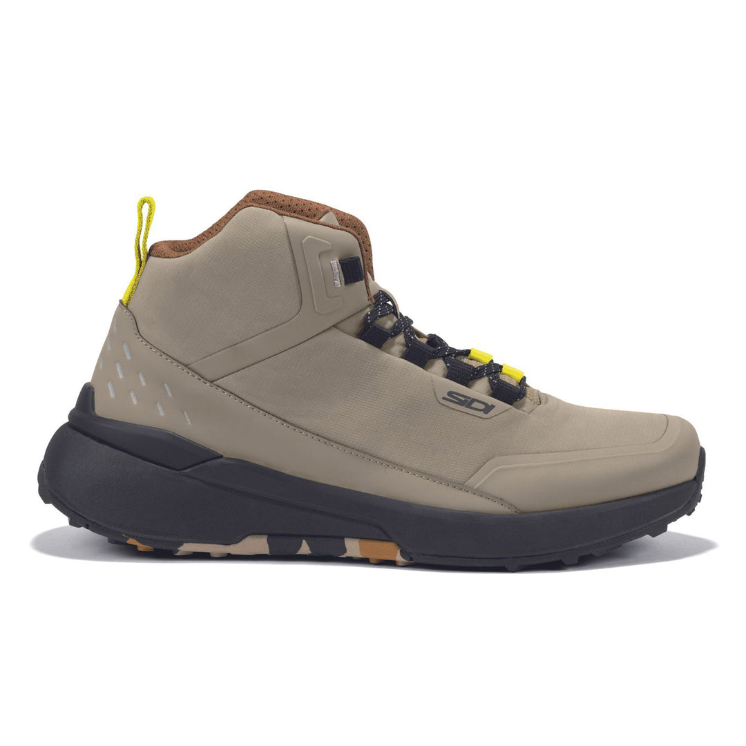 Sidi Nucleus Riding Shoes Lemon/Black - Outer Side View