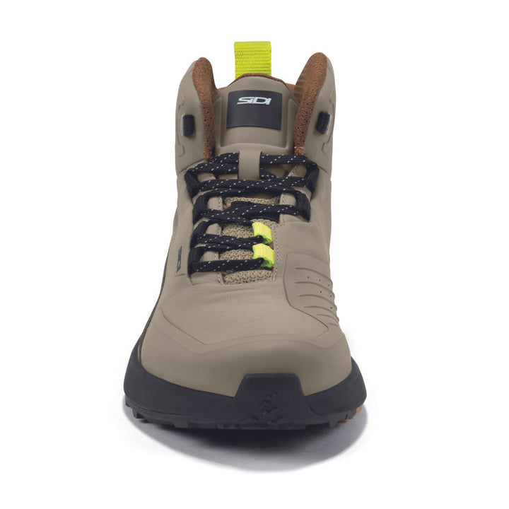 Sidi Nucleus Riding Shoes Lemon/Black - Front View