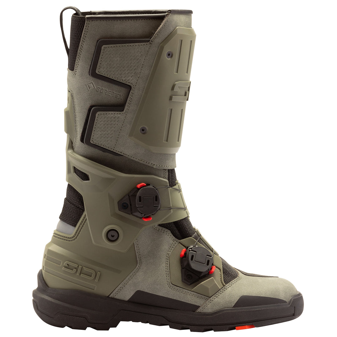 Sidi Taurus GTX Boots Deep Forest - Outer Side View