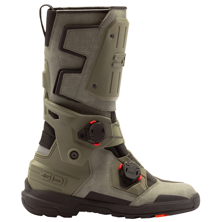 Sidi Taurus GTX Boots Deep Forest - Outer Side View