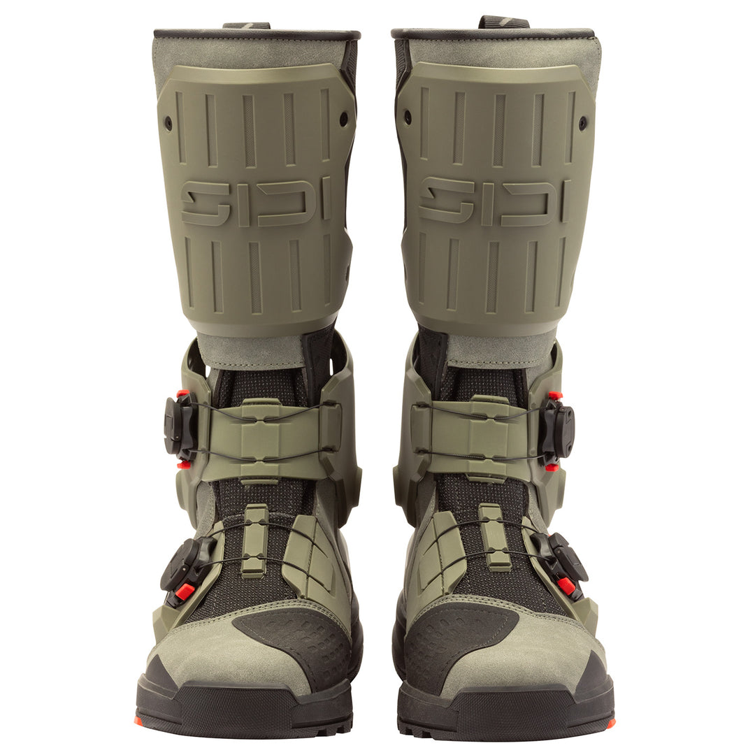 Sidi Taurus GTX Boots Deep Forest - Front View of Pair