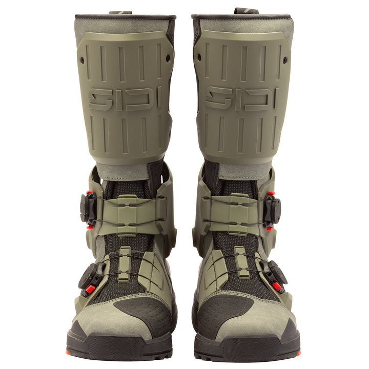 Sidi Taurus GTX Boots Deep Forest - Front View of Pair