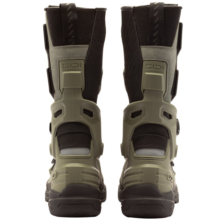 Sidi Taurus GTX Boots Deep Forest - Rear View of Pair