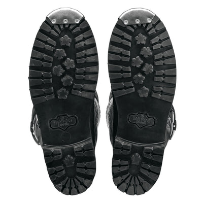 Sidi X Power Enduro WP Boot Black/Black - Sole View of Pair