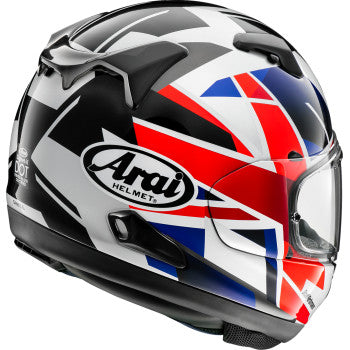 Arai Signet-X Flag UK Helmet - Rear Side View
