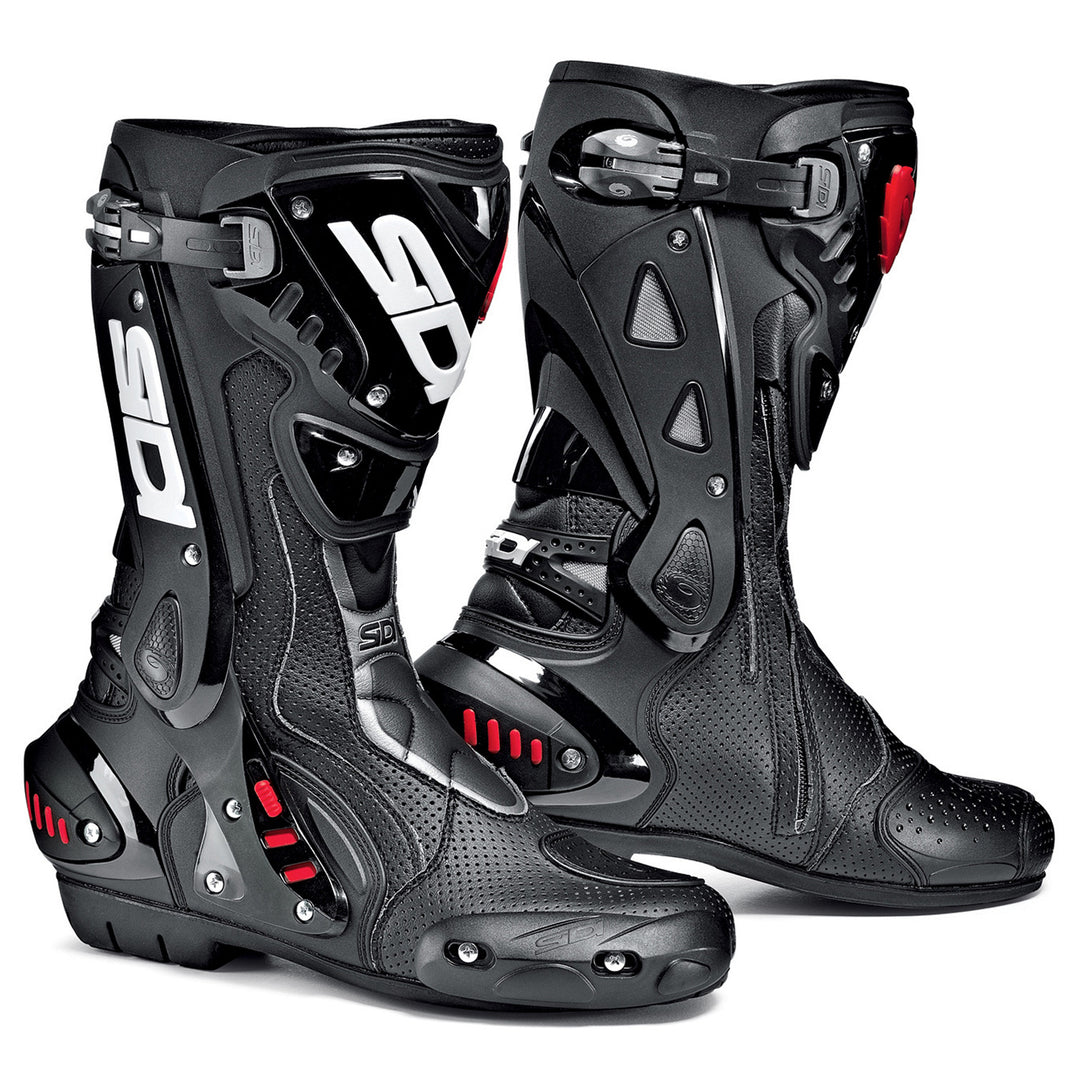 Sidi ST Air Boots Black/Black - Side View of Pair