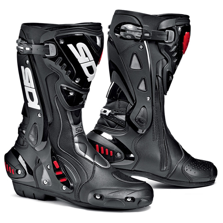 Sidi ST Boots Black/Black - Side View of Pair