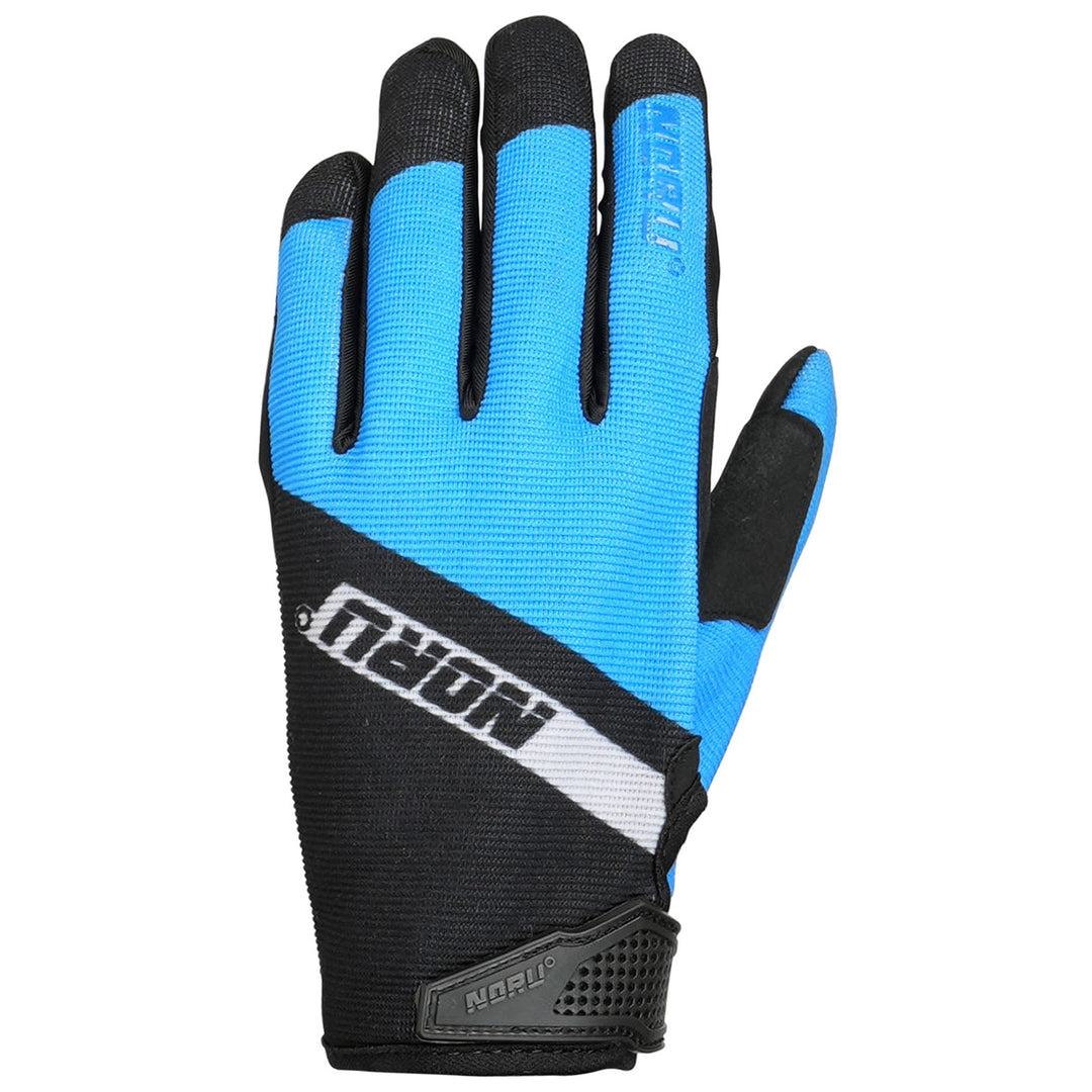 Noru Sugo Gloves Blue - Back of Hand View