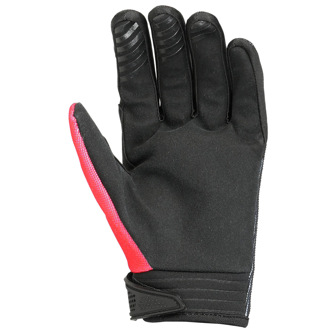 Noru Sugo Gloves Red - Palm View