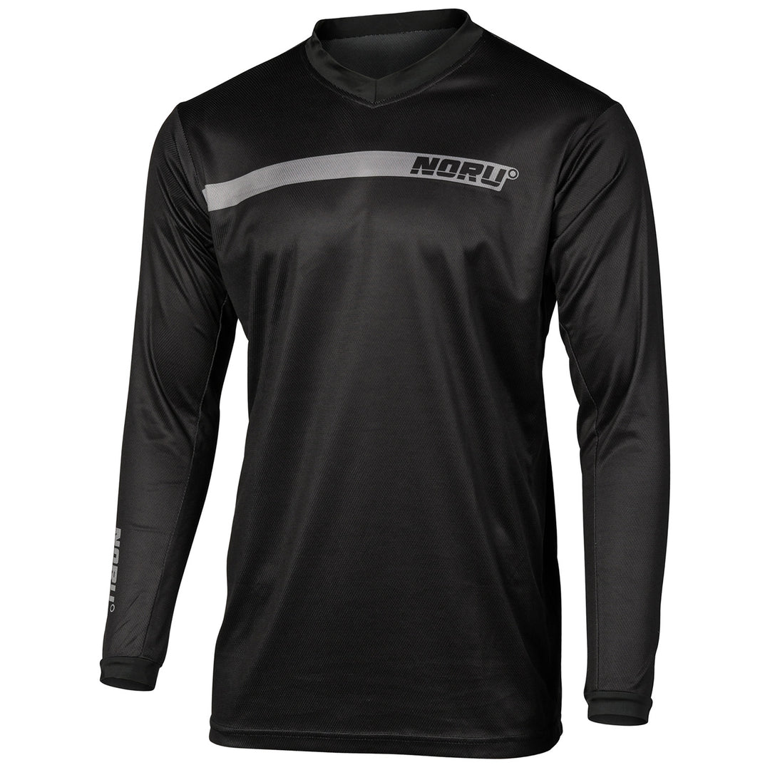 Noru Sugo Off Road Jersey Black - Front View