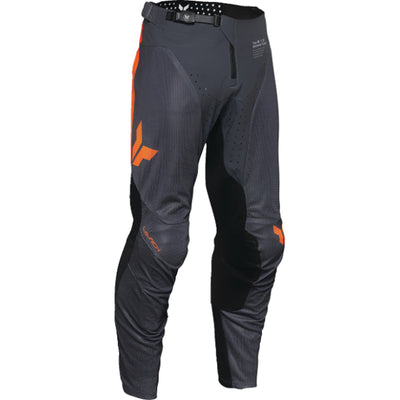 THOR LAUNCHMODE Vented Raid Pants Charcoal/Black - Front View