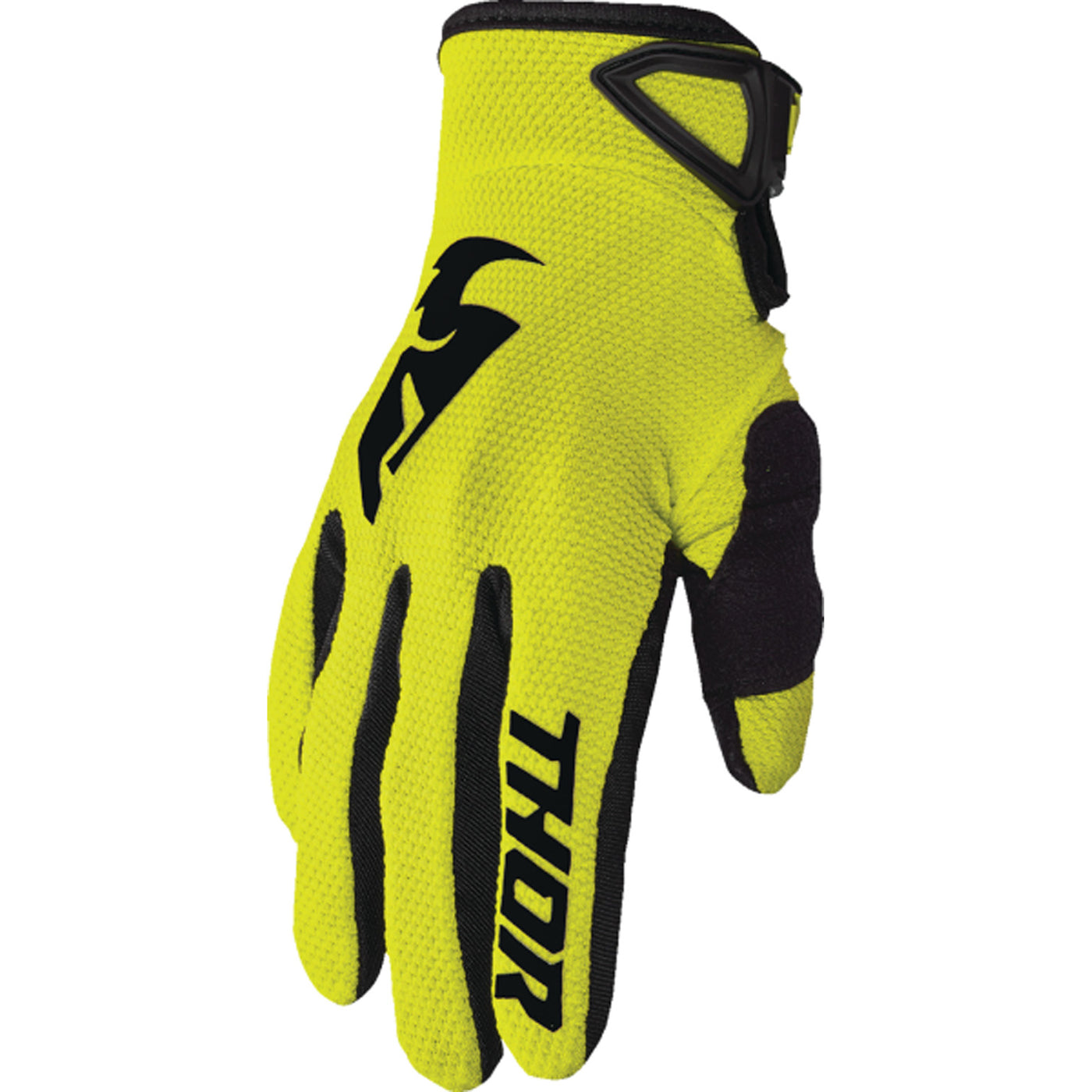 THOR Youth Sector Gloves Acid - Back of Hand View