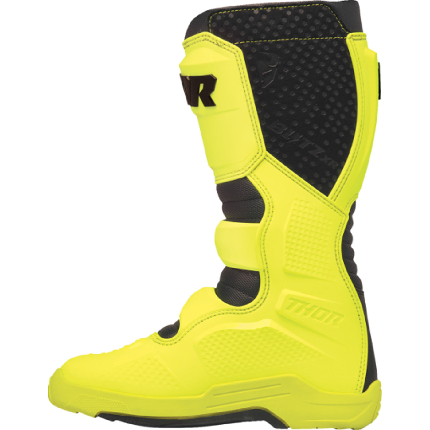 THOR Blitz XR Boots Acid/Black - Inner Side View