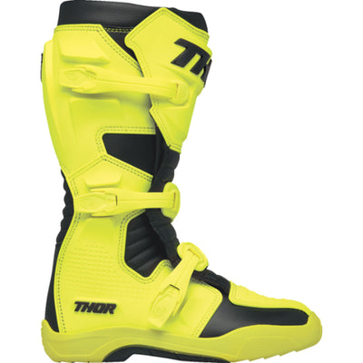 THOR Blitz XR Boots Acid/Black - Outer Side View