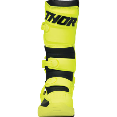 THOR Blitz XR Boots Acid/Black - Front View