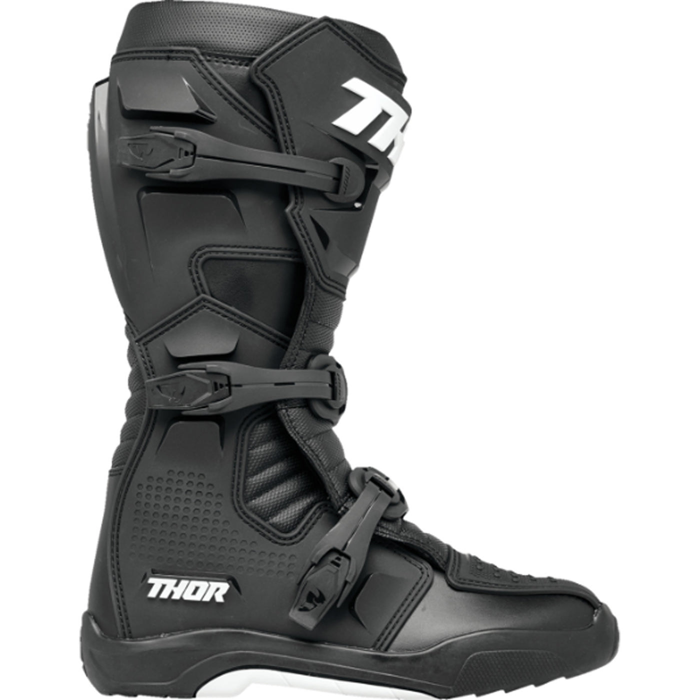 THOR Blitz XR Boots Black/White - Outer Side View