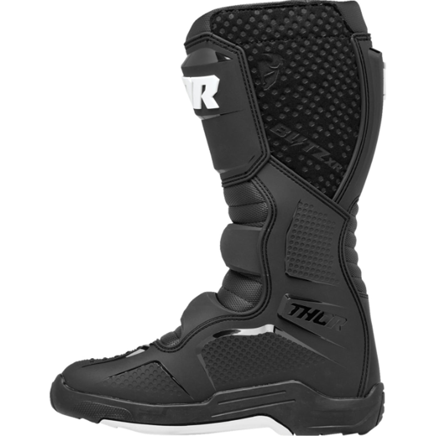 THOR Blitz XR Boots Black/White - Inner Side View