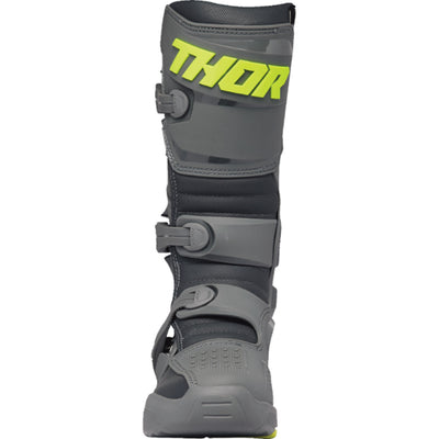 THOR Blitz XR Boots Gray/Charcoal - Front View