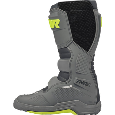 THOR Blitz XR Boots Gray/Charcoal - Inner Side View