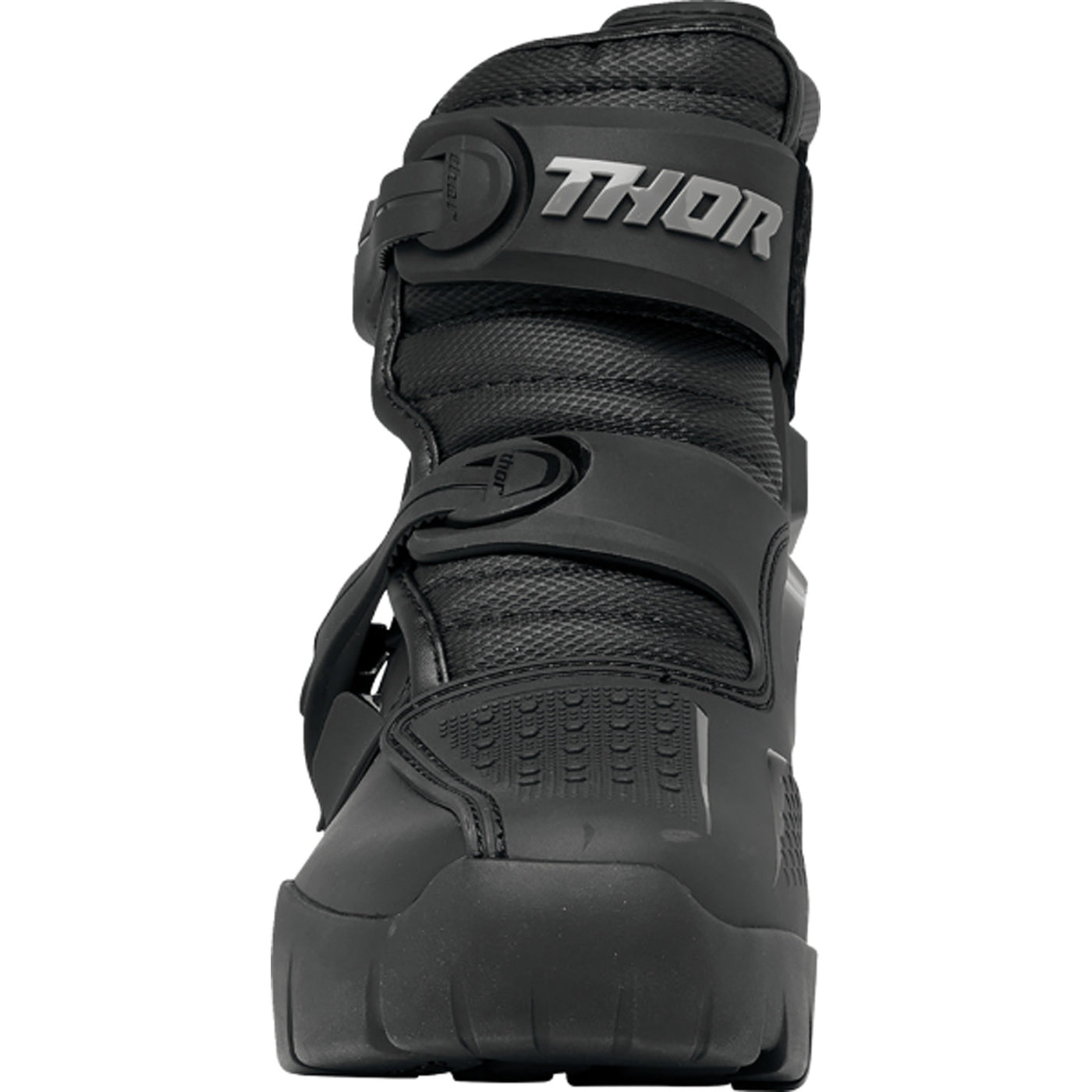 THOR Blitz XRS Boots Black/Gray - Front View