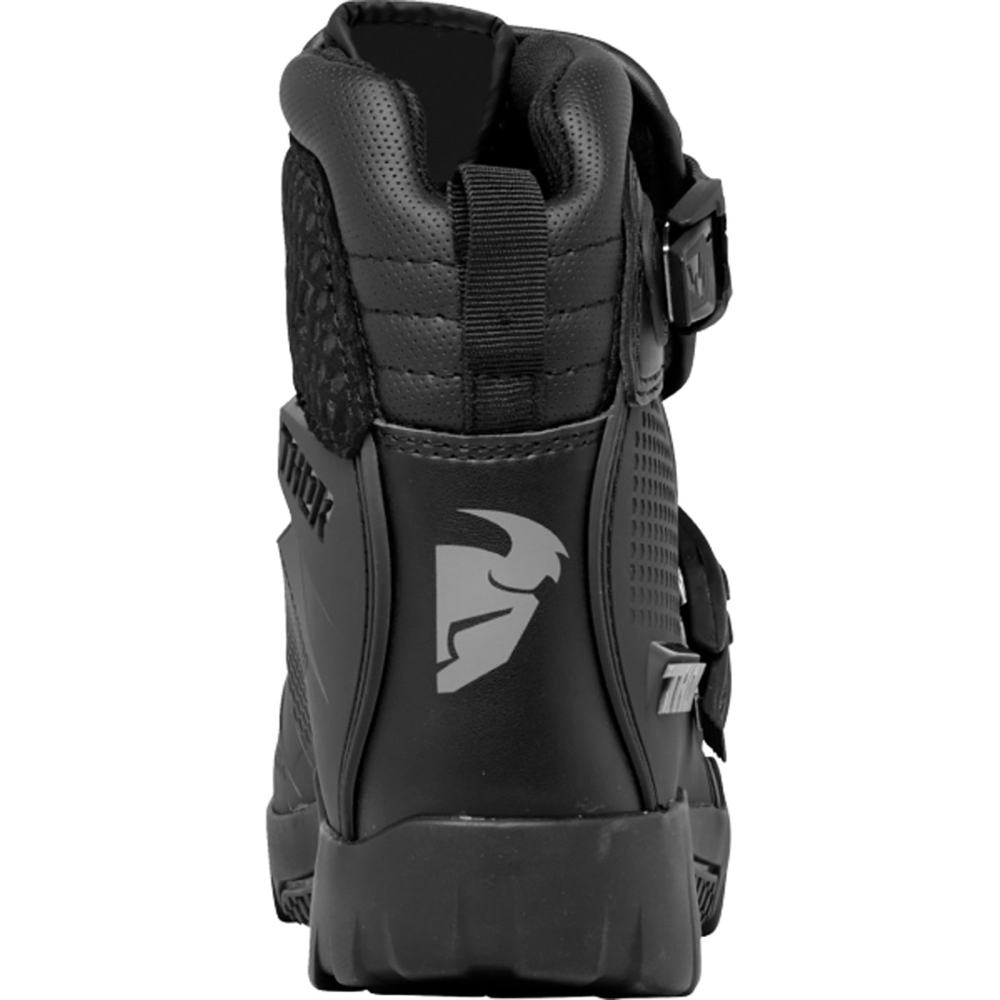 THOR Blitz XRS Boots Black/Gray - Rear View