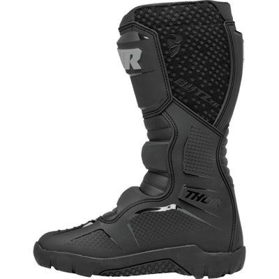 THOR Blitz XR Trail Boots Black/Gray - Inner Side View