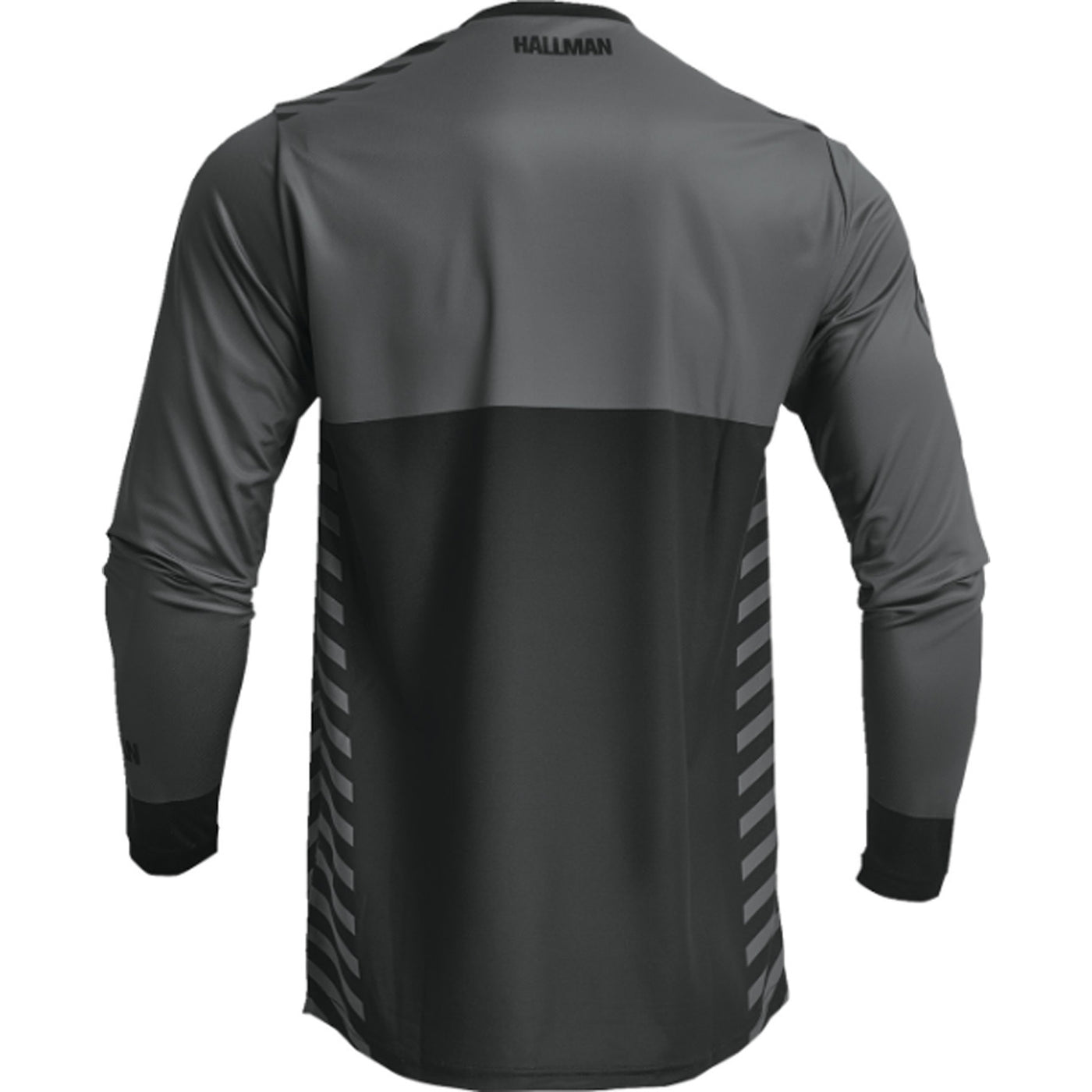 THOR Differ Slice Jersey Charcoal/Black - Rear View