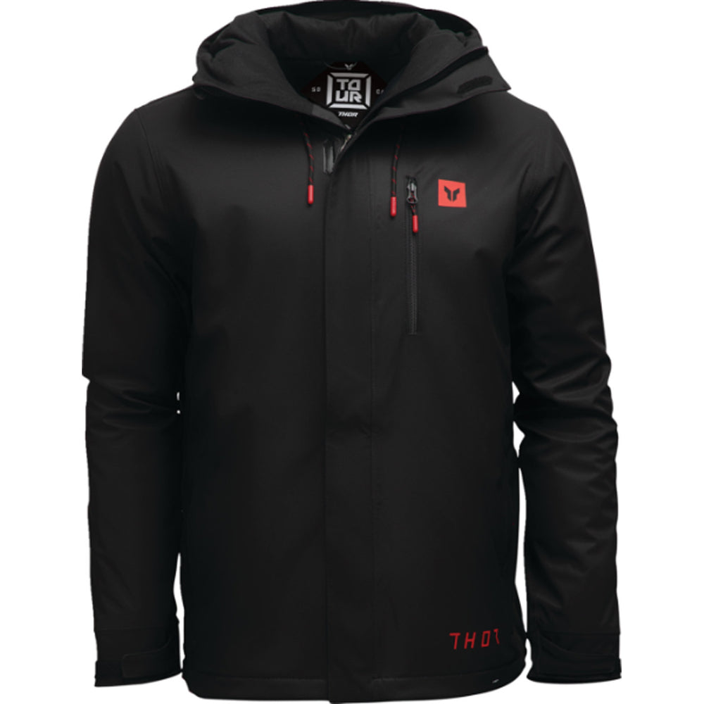 THOR Heavyweight Tour Jacket Black - Front View