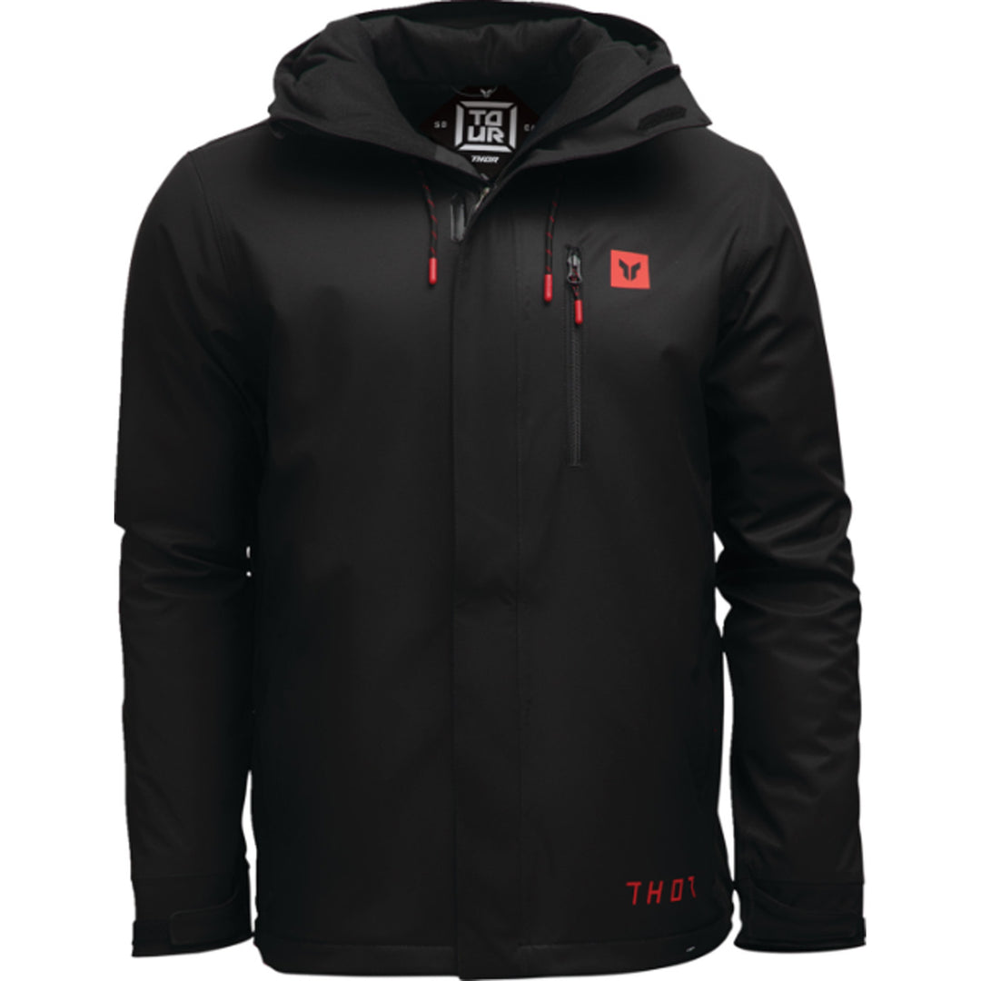 THOR Heavyweight Tour Jacket Black - Front View