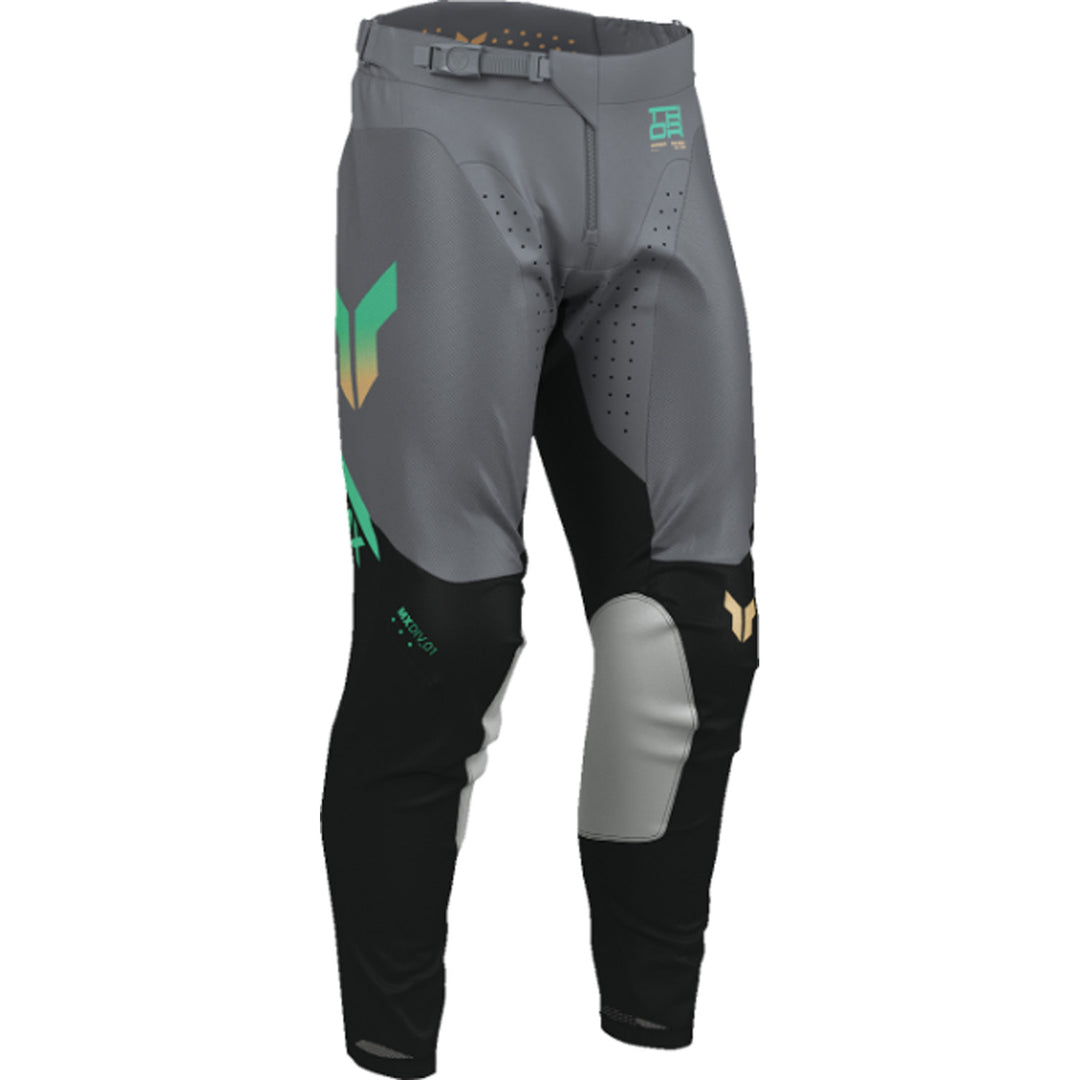THOR LAUNCHMODE Air Raptor Pants Black/Charcoal - Front Right Side View