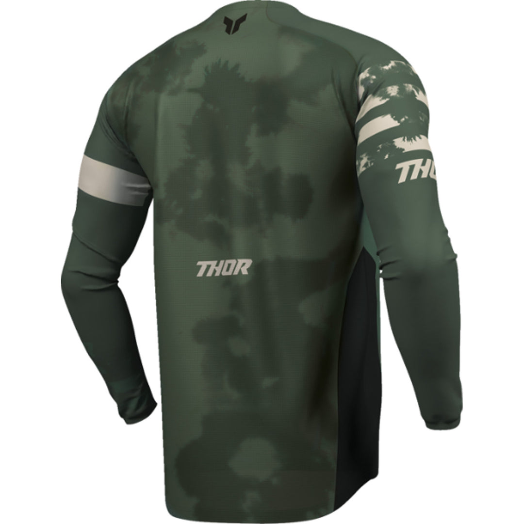 THOR LAUNCHMODE Bleach Jersey Black/Camo - Rear Right Side View