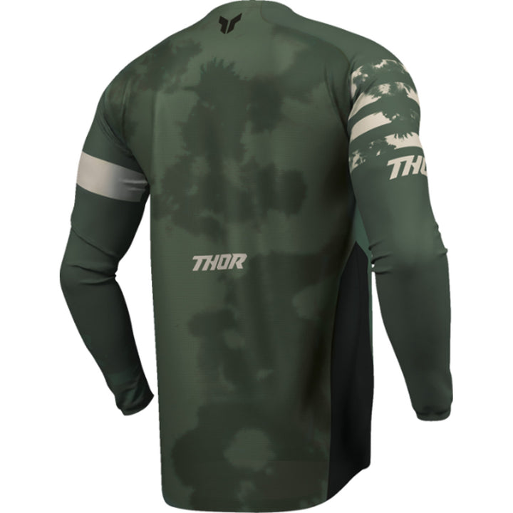THOR LAUNCHMODE Bleach Jersey Black/Camo - Rear Right Side View
