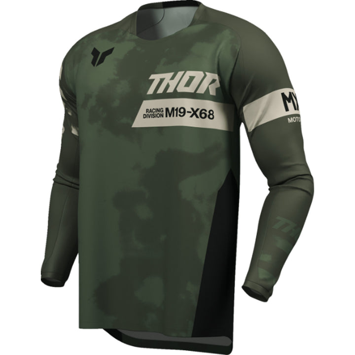 THOR LAUNCHMODE Bleach Jersey Black/Camo - Front Left Side View