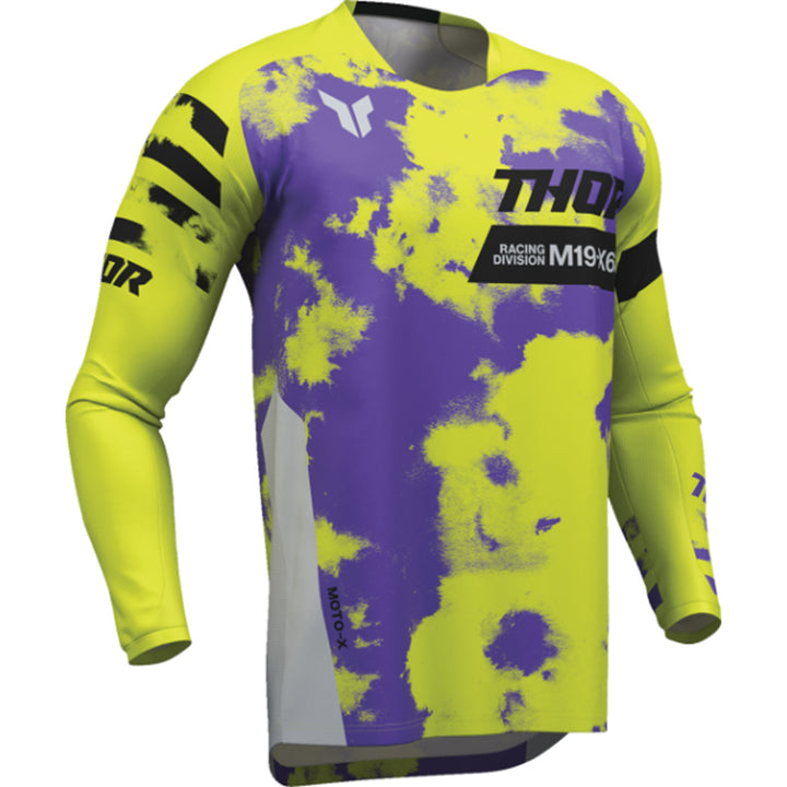 THOR LAUNCHMODE Bleach Jersey Gray/Acid - Front Right Side View