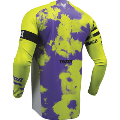 THOR LAUNCHMODE Bleach Jersey Gray/Acid - Rear Left Side View