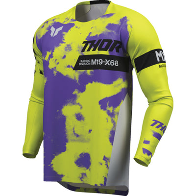 THOR LAUNCHMODE Bleach Jersey Gray/Acid - Front Left Side View