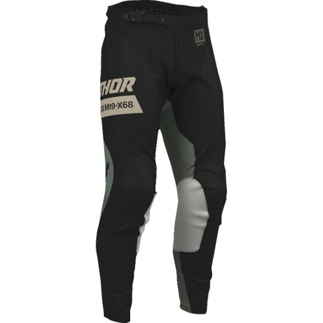 THOR LAUNCHMODE Bleach Pants Black/Camo - Front Right Side View
