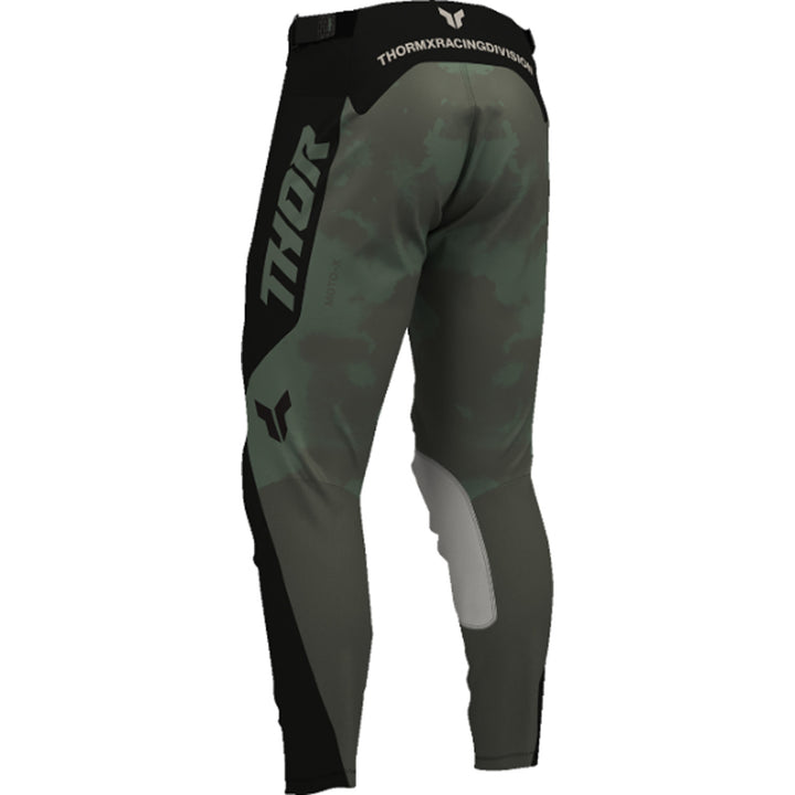 THOR LAUNCHMODE Bleach Pants Black/Camo - Rear Left Side View
