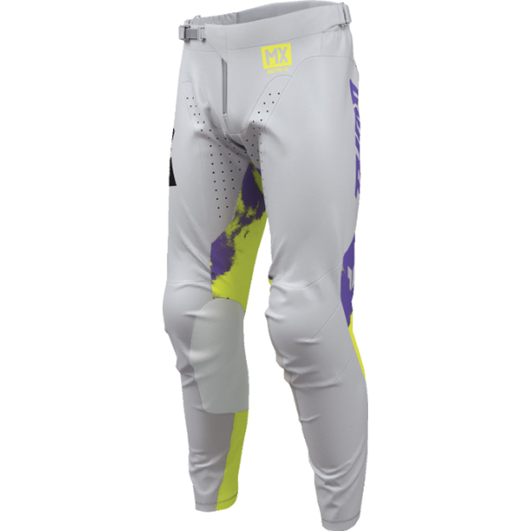 THOR LAUNCHMODE Bleach Pants Gray/Acid - Front Left Side View