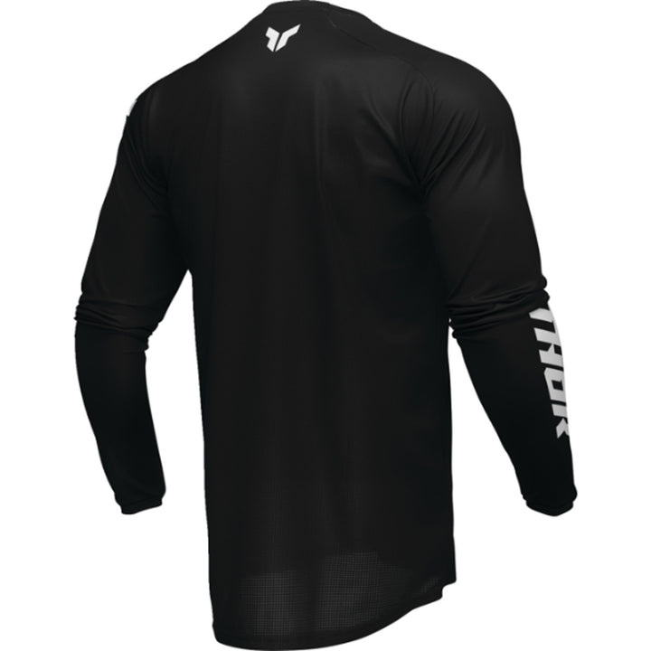 THOR LAUNCHMODE Brave Jersey Black/Gray - Rear Right Side View