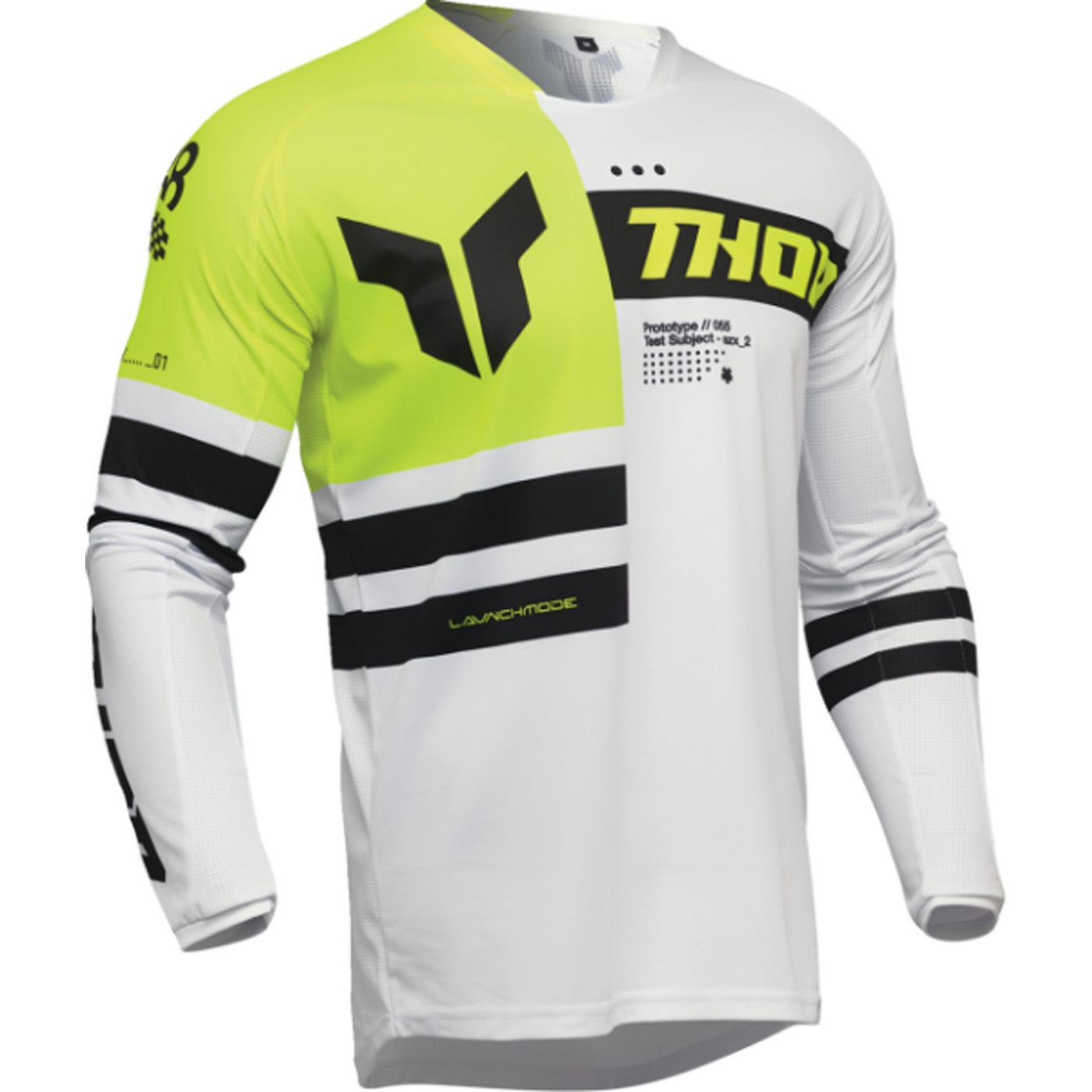 THOR LAUNCHMODE Dozer Jersey Acid/Black - Front View