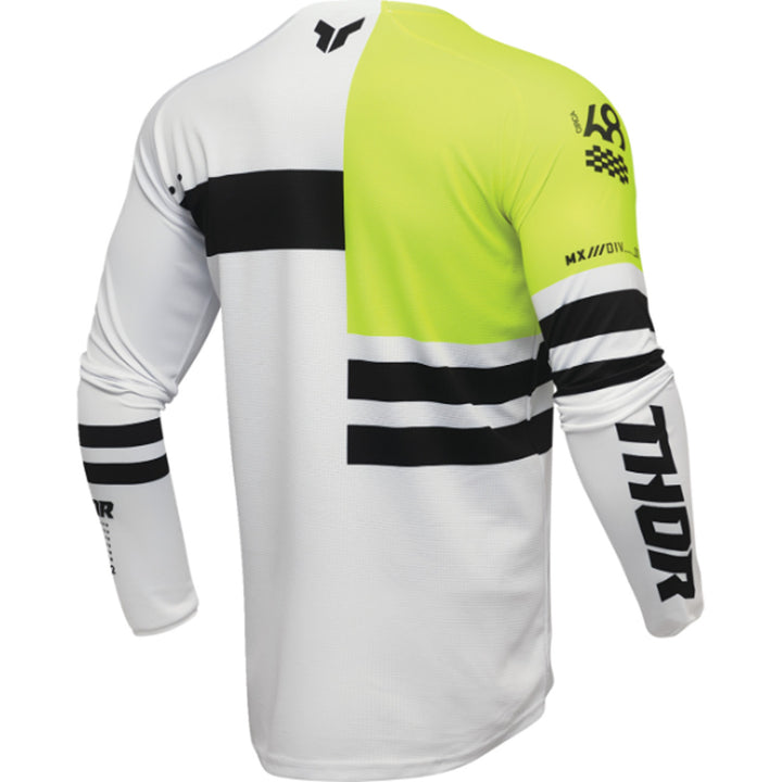 THOR LAUNCHMODE Dozer Jersey Acid/Black - Rear View