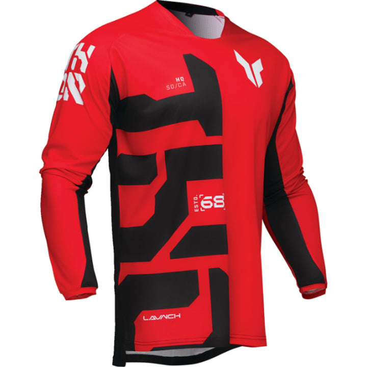 THOR LAUNCHMODE Forge Jersey Red - Front Right Side View