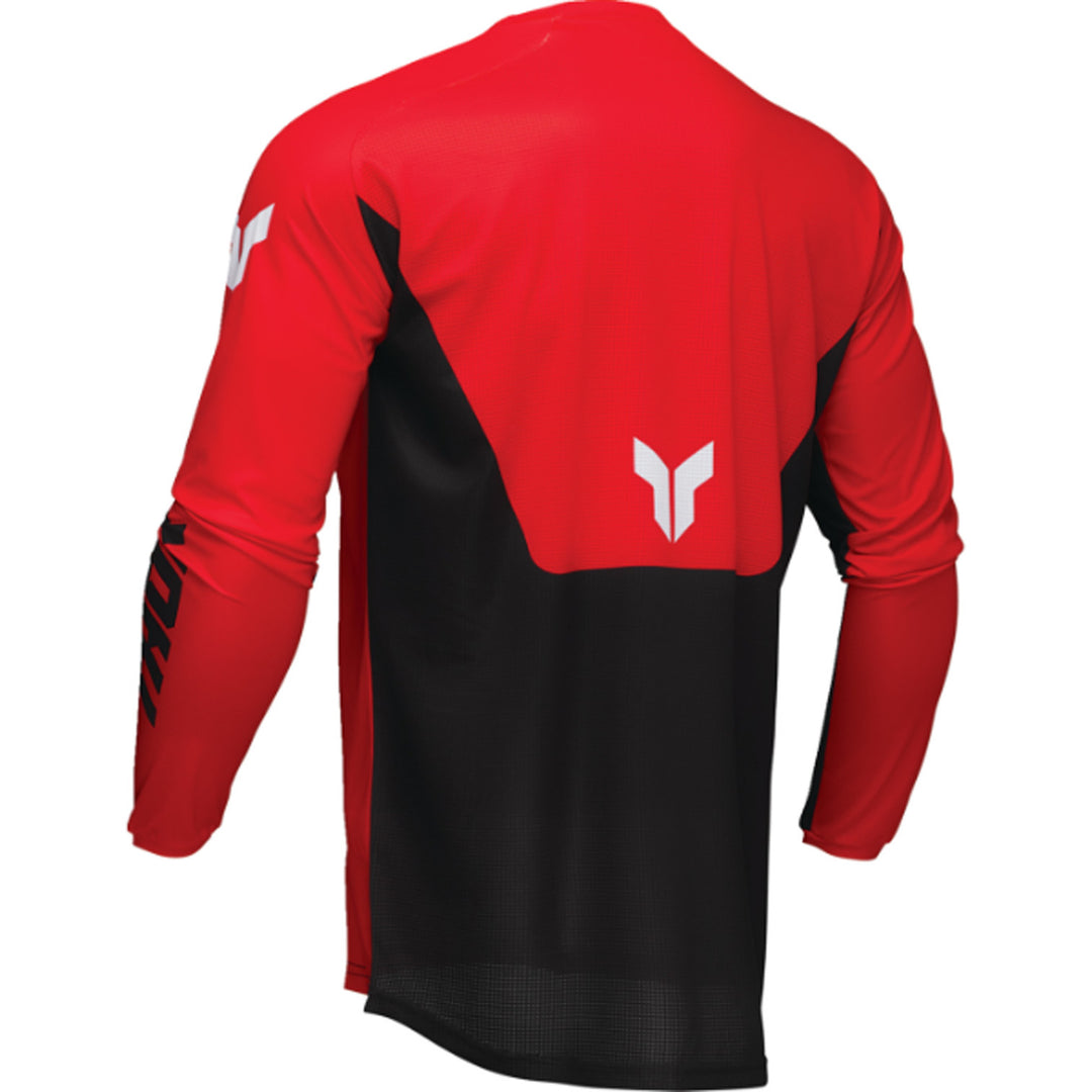 THOR LAUNCHMODE Forge Jersey Red - Rear Left Side View