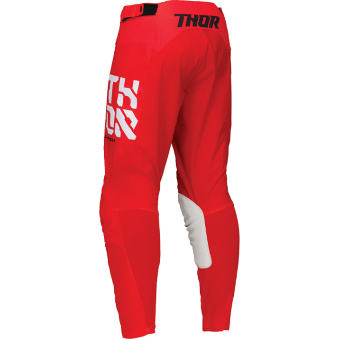 THOR LAUNCHMODE Forge Pants Red - Rear Left Side View